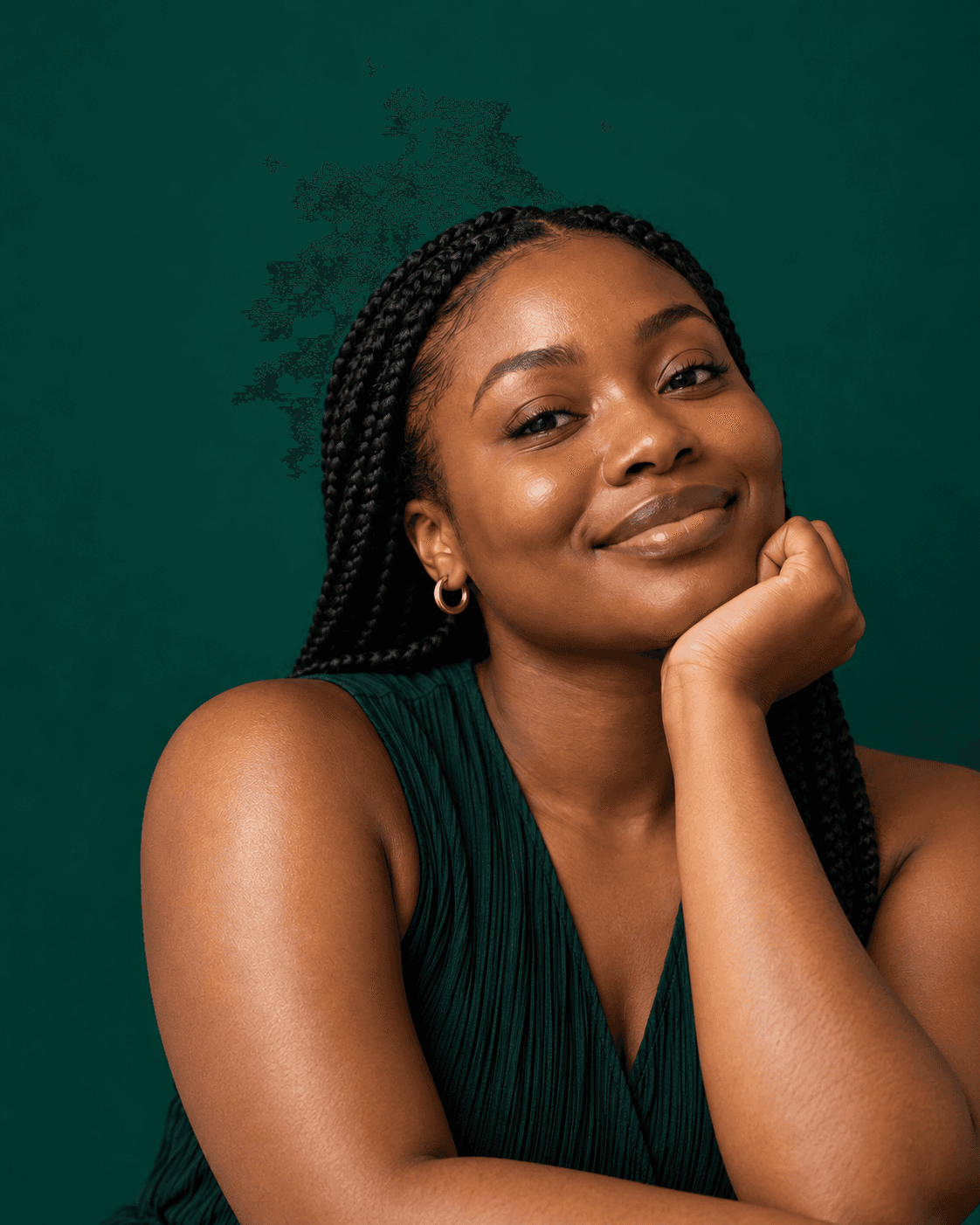 A warm portrait celebrating natural skin